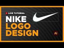 Nike Logo in Adobe Illustrator 2021 - LIVE Tutorial