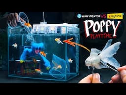 How To Make Diorama Poppy Playtime Huggy Wuggy Catches Goldfish in the Aquarium