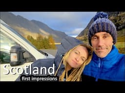 FIRST TIME IN SCOTLAND - VAN LIFE UK - TAKING A STEP BACK (First Impressions)