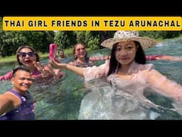 Thai Girl Friends Enjoying Swimming  in Tezu Arunachal Pradesh