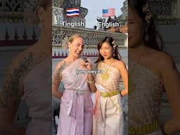 Thai accent so cute mai ka🇹🇭❤️#accentchallenge #thaicostume #watarun #thailand