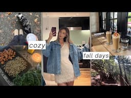 cozy fall days | recipes, home decor, new fragrances | weekly vlog