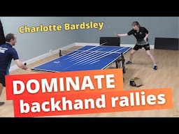 SPIN + PUNCH! How to dominate backhand to backhand rallies