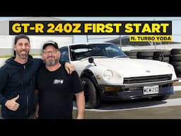 GT-R Engine First Start in 240Z [Featuring Turbo Yoda]