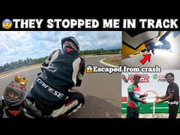 😰Suddenly They stopped me in race track💔|😱Escaped from crash | Manjal veeran |😍Iam the best student