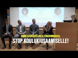 Stop koulukiusaamiselle - keskusteluilta Eduskunnassa