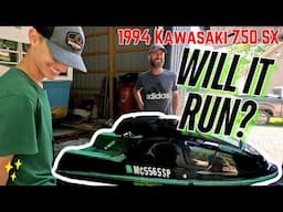 Reviving a 30-Year-Old Kawasaki 750 SX Stand-Up Jet Ski: Will It Run and Ride?