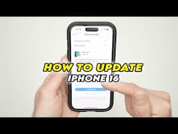 iPhone 16 : How to Update