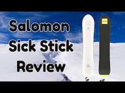 The 2025 Salomon Sick Stick Snowboard Review