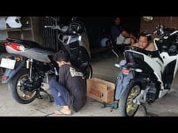 SKR Racing Exhaust bos baru sampe bengkel sudah sibuk