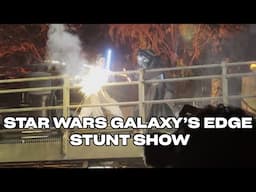 Star Wars Galaxy's Edge Stunt Show Blaze Your Path: The Finale in Disneyland