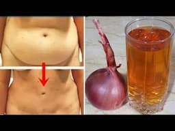 Never throw onion peels ! It removes rumen and fat in a week, without effort and without diet