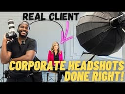 The ULTIMATE Guide to Corporate Headshots! - Gear, Setup, & Execution