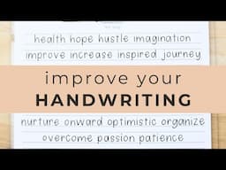 How To Improve Your Handwriting | 5 Tips for Better Handwriting