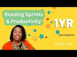 Reading Sprints and Productivity Sprints with Q & A | Mondays 9a-9pm EST