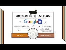 Answering more of your Google Site Questions