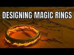 Designing MAGIC RINGS for TTRPG's and D&D 🔴#4k LIVE