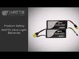 Product Safety | WATTS Ultra Light Batteries