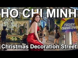 Vietnam Christmas 🇻🇳 Christmas Decorations in Saigon Vietnam