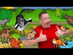 Steve and Maggie Animal Game for Kids | Let's Learn and Play with Steve and Maggie