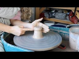 How to stop the mushroom effect when coning your clay.