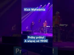 Próby, próby… Będzie pięknie 🤩 #koncertcharytatywny #koncerty #wytwornia #łódź