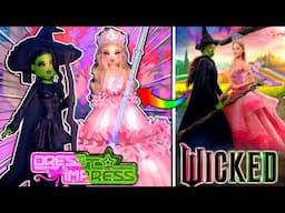 ONLY Being WICKED Characters In DRESS TO IMPRESS For The NEW MOVIE (Elphaba & Glinda!) | ROBLOX