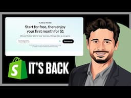 Shopify Just Bring the $1 per Month Plan Back