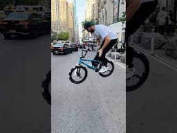 Barspins in NYC Traffic #bmx #bike