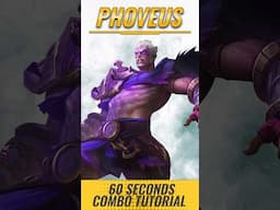 Master Phoveus's Combos in Less than 60 Seconds.  (Mobile Legends) #mobilelegends #mlbb #phoveus