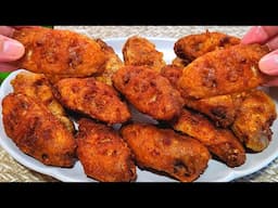 Battered Fried Chicken Wings Are Sooo Delicious! You Will Be Addicted!!!🔥😲 | 2 RECIPES