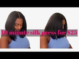 Transform Your Look in Seconds: The Easiest SILK PRESS Clip-In Hair Hack for $25