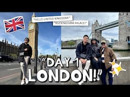 (LONDON DAY 1 🇬🇧) "FIRST TIME VISITING THE UK!!" 😭 (BUCKINGHAM PALACE) 🤩 | Kimpoy Feliciano