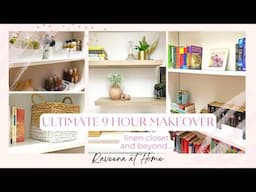 9 HOUR LINEN CLOSET MAKEOVER | YOU SIMPLY HAVE TO SEE IT TO BELIEVE IT