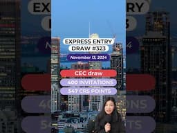 Express Entry Draw Weekly Recap | November 11 to 15