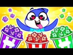 🤩 Learn Colors With Rainbow Popcorn 🍿 Where Is My Lollipop? | Best Kids Cartoons by Sharky&Sparky