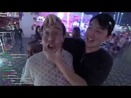 ice poseidon party's hard in the club in Pattaya Thailand with joel and girit