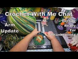 Crochet and Chat * NEW Granny Rectangle Blanket * Thanksgiving Plans * Caron Anniversary Cake