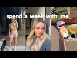 spend a week with me: big facetime energy, jewellery, starting a deficit? running + gym updates