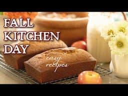 Bake With Me (Easy Fall Recipes for Everyday: Pumpkin Bread, Apple Iced Latte + Fall Puppy Chow)