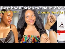 The best body lotion to use for glowy skin in 2024! ✅ | Only 2 Weeks results!! ✨ | Full Body glow ✨