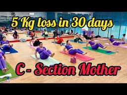 Best Weight Loss Exercise For C - Section Mother #mummytummy #weightloss