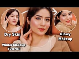 Step by Step✅ DRY SKIN WINTER Makeup Tutorial❄️ ✨