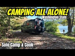 SHE LEFT ME! | Solo Camp & Cook