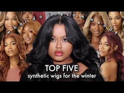 the BEST synthetic wigs for the WINTER ❄️ holiday hair you NEED!