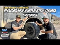 Winnebago EKKO SPRINTER Suspension Upgrade | WHAT YOU NEED TO KNOW | “SPREKKO” | #travel