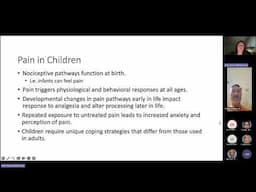 Addressing Pain in Children - Pediatric Grand Rounds Meeting Recording 11-8-24