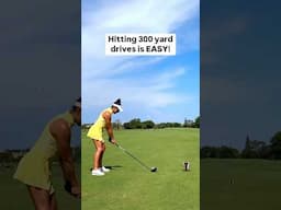 Hitting 300 yard drives is easy 😂 #golf