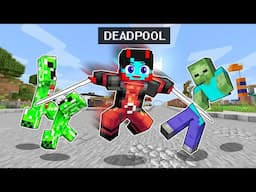 Playing as DEADPOOL in Minecraft!