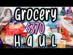 $370 😳 GROCERY HAUL! Walmart + ShopRite + Aldi! Momsmessykitchen